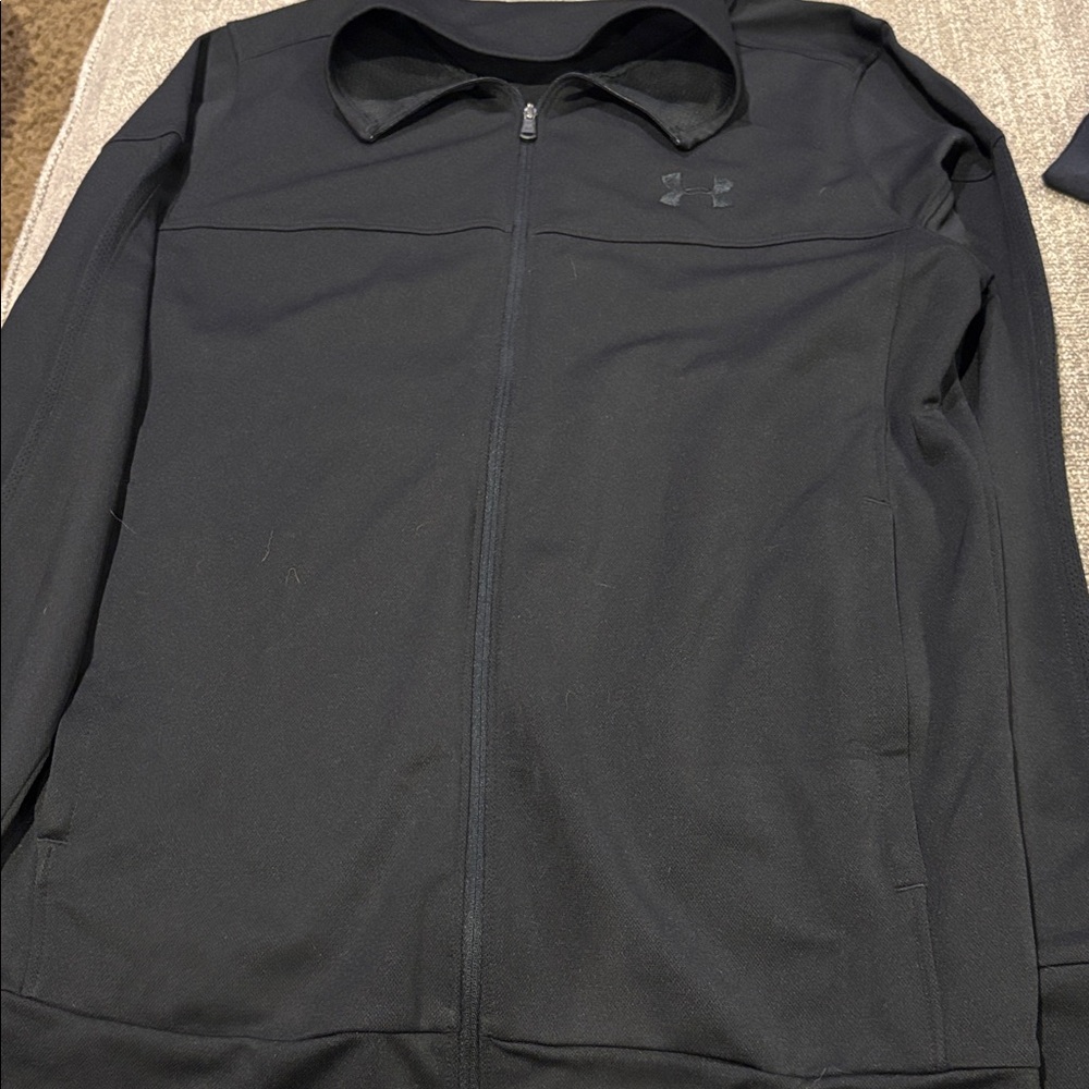 Under Armour Midnight Black Zip-Up Jacket